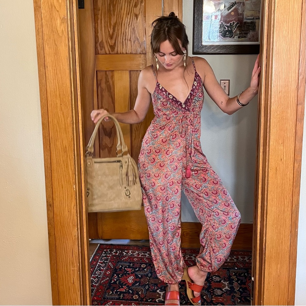 Paisley Printed Jumpsuit